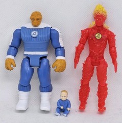 Loose lot of 5 First Steps Fantastic Four MCU figures 3.75″ scale