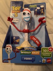 Disney / Pixar Toy Story 5 Playscale Interactables Forky 7-Inch Talking Figure
