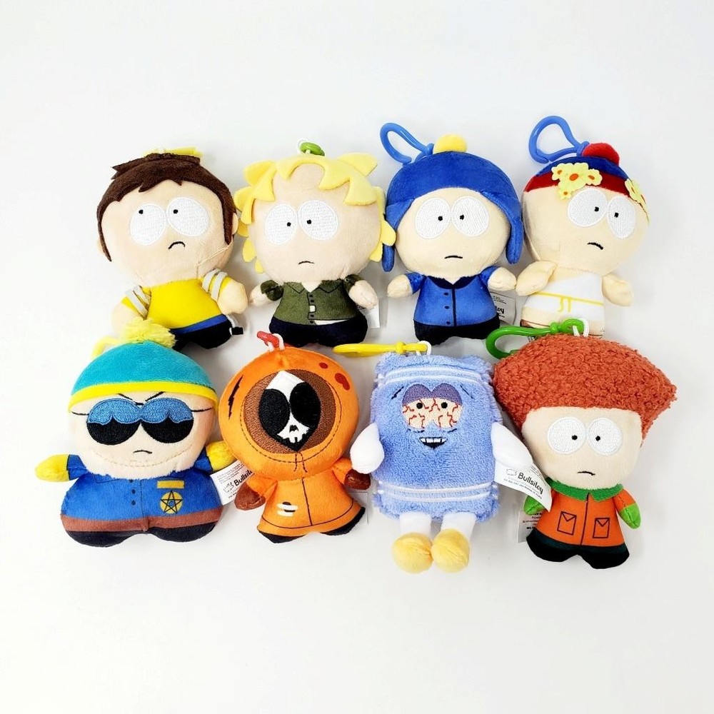 South Park Friendly Faces Series – Complete Set of 8 NEW Plush Danglers