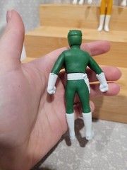 Vintage Super Robotic Rangers Lookalike Yellow Black Red Green Action Figure Lot
