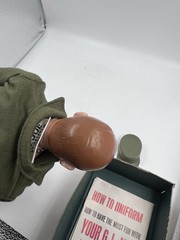 Vintage 1964 GI Joe Action Soldier T.M. 7500 With Box And Unused Decals
