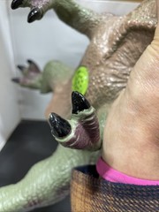 Roaring T-Rex w/Realistic Textures 16″ Tall/Approx 24″ in Length