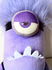 30cm Despicable Me Purple Evil Minion Plush Toy Soft Stuffed Doll Kids Gift