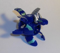 Bakugan New Vestroia Aquos Midnight Percival 1.25″ 580G Blue with card