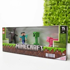 Minecraft Set 4 Figures Box 2″-3″ Collectible Toys Trending New