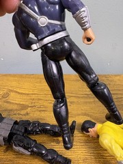 1993 Mattel Warner Demolition Man Kick Fighting Spartan Figure Lot Stallone 5.5”
