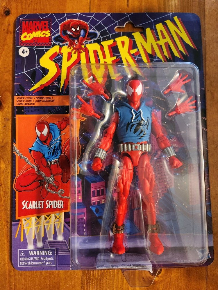 Marvel Legends Series Retro Scarlet Spider Spider-Man 6″ Action Figure New