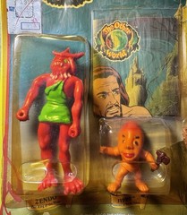 Vintage Arco The Other World Zendo Carded Action Figure w/ Jipps Mogs Weapons