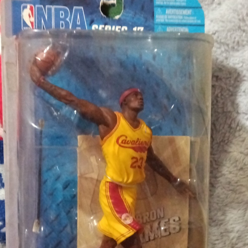 McFarlane Toys NBA Series 17 LeBron James Cavaliers Action Figure w/ Ball