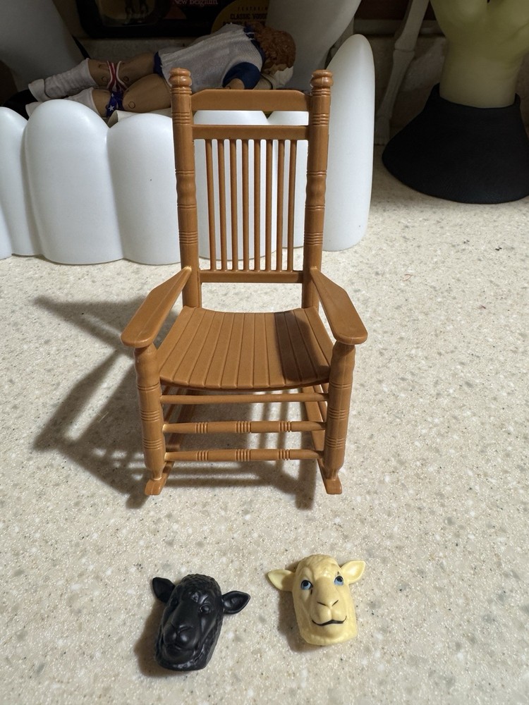 WWE Bray Wyatt Rocking Chair ONYL & Mask LOT Mattel Elite Pro Wrestling