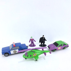 Vintage 1990 Tonka Super Batman Playset Joker Police Car Helicopter Figures