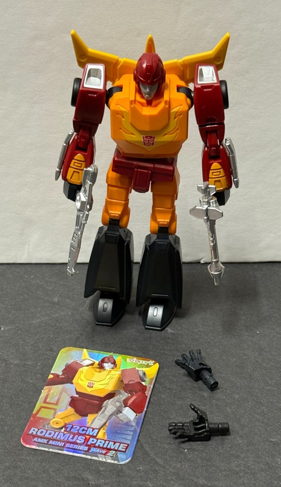 TRANSFORMERS YOLOPARK AMK MINI FIGURE AS SHOWN RODIMUS PRIME