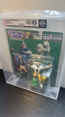 1998 SLU Starting Lineup NFL BRETT FAVRE AFA85 Graded Green Bay Packers MOC