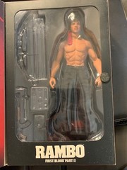 John J Rambo 1/6 Scale Figure MMS06 First Blood Part II Hot Toys Complete in Box