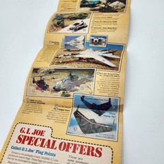 Gi Joe Cobra action figure Product insert poster Hasbro 1983 Product insert vtg