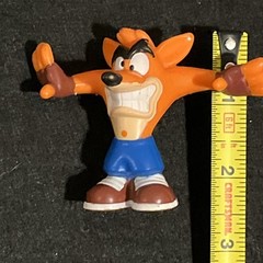Crash Bandicoot Plastic Figure Toy PS1 Playstation Sony