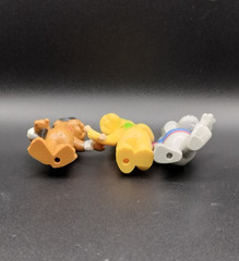 11 X Pound Puppies Miniatures Vintage 1986 Tonka Dog Cat Catcher Set Lot O 23