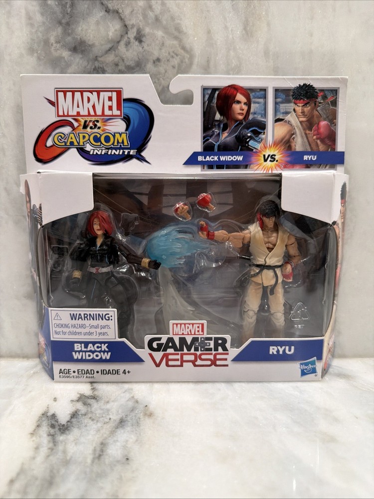 Marvel VS Capcom Infinite – Black Widow & RYU Gamerverse 2018 Figures Hasbro NEW