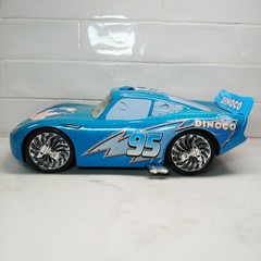 Disney Bling Lightning McQueen/ Lights & Sounds / 14in / Spinning Rims / Works!