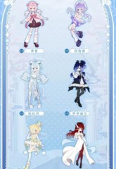 Come4Free Shark Luo Xia Sea Gems 15.8cm/6.2In Bjd Dressable Action Figure Gift