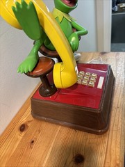 Vintage Kermit the Frog 1983 Telephone Jim Henson Landline WORKS WITH PROBLEMS