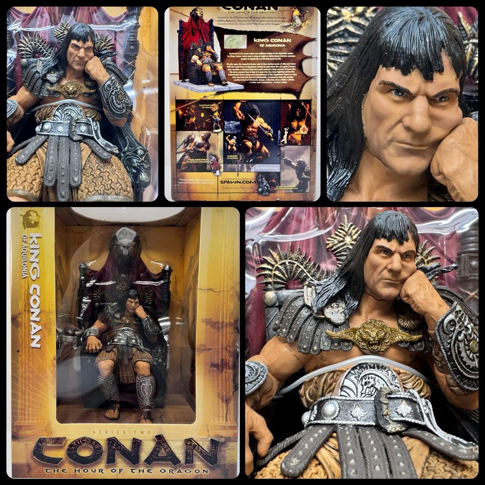 McFarlane Conan The Hour Of the Dragon Series 2 King Conan Of Aquilonia NIB DF29