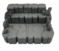 1:18 Scale MOTU Snake Mountain Riser Diorama Base Detolf Figure Photography