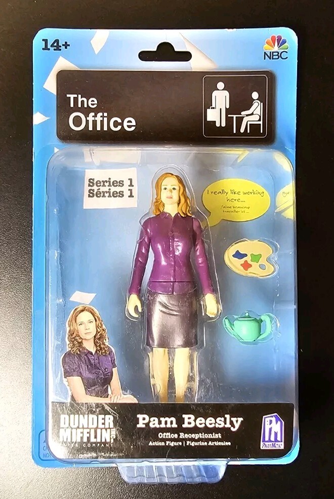 Pam Beesly The Office Action Figure Phat Mojo 5″ Inch Series 1 Nonmint Card