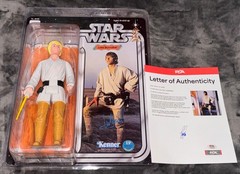 Signed Mark Hamill Luke Skywalker STAR WARS Kenner Action Figure Toy Auto PSA