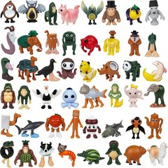 48 PCS Italian Brainrot Steal a Brainrot Toys, 1.8″ Tralalero Tralala Action Fig