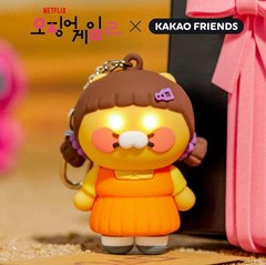 Kakao Friends Choonsik Squid Game Netflix LED Keyring Korea Official