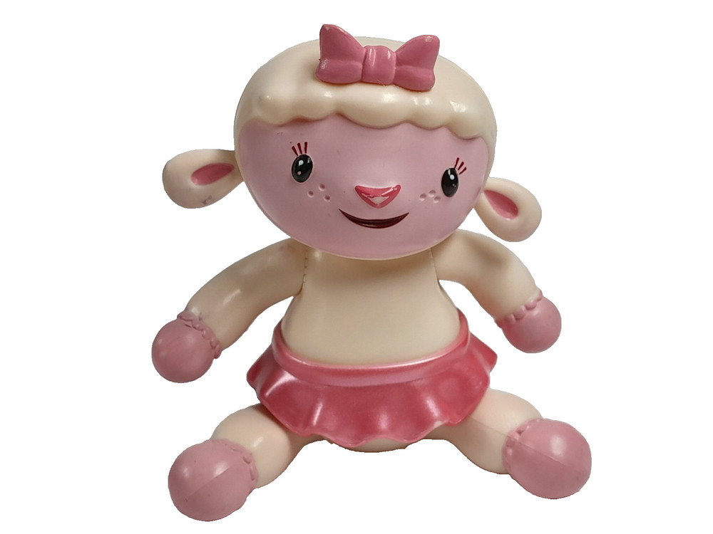 Disney Doc McStuffins Lambie the Lamb 5.25 In Poseable Plastic Figure