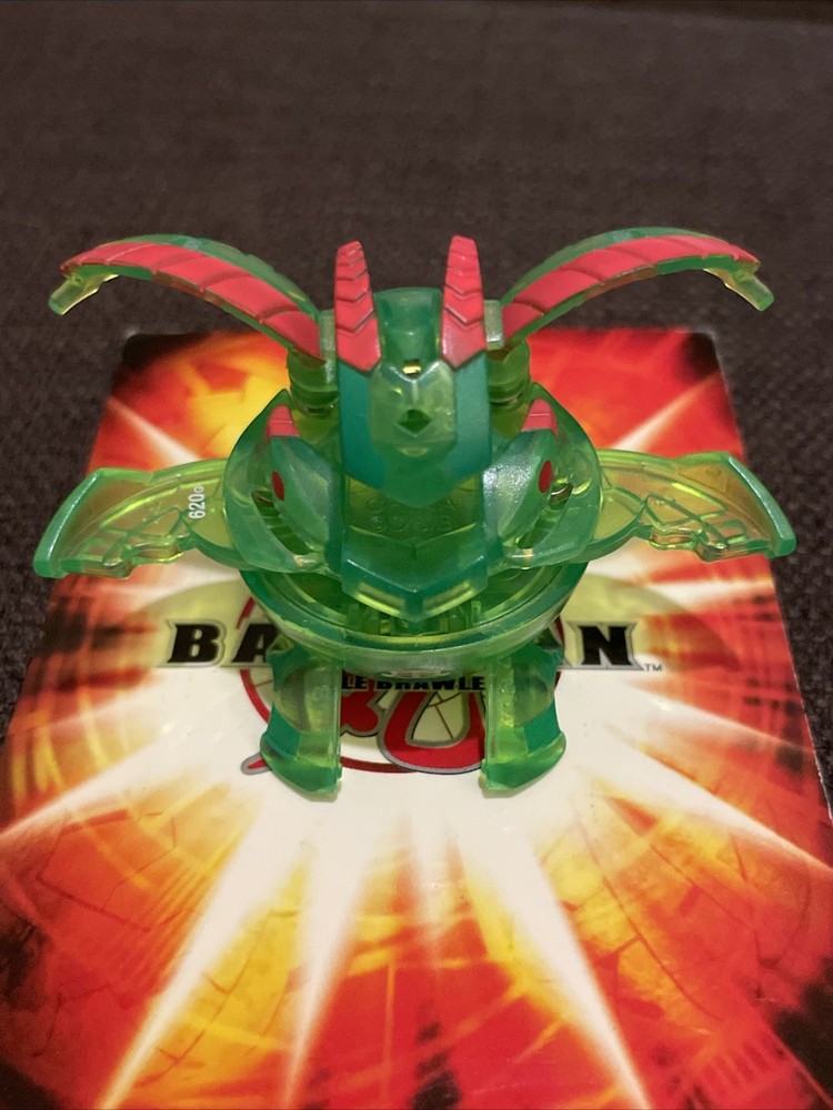 Bakugan Battle Brawlers Percival Neon Green Translucent Ventus 620G Good Cond