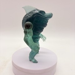 Street Sharks 5.5″ Action Figure Translucent Teal Bootleg Knock Off Resin KO