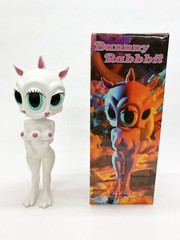 Ron English Bunnny Rabbbit White Version HAND SIGNED