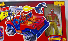 Vintage Spider-Man Web Runner w/ Gold/Red Spider-Man 1997 NIB
