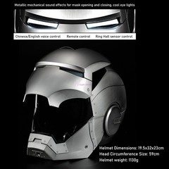 Killerbody 1:1 Collectible Iron Men MK2 Wearable Helmet