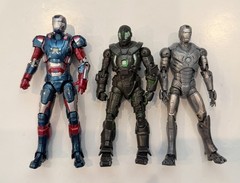 Marvel Legends Figures 6” – Iron Patriot, Titanium Man, Iron Man Mark II