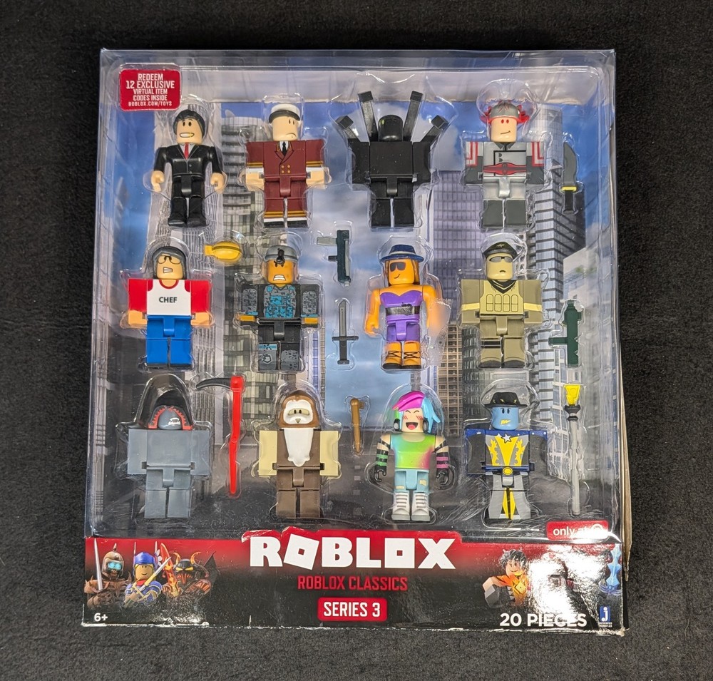 Roblox Classics Series 3 Figures Set 20 Pc Target Exclusive NIB w Item Codes