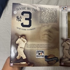 MLB Cooperstown Babe Ruth Figure Collectors Edition McFarlane Yankees