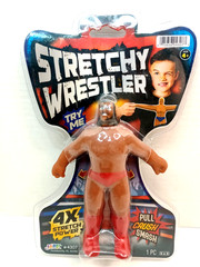 Stretchy Wrestler 4X Stretch Power Pull Crush Smash Red Shorts, Dark