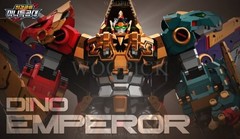 Miniforce Dinoid Warrior DINO EMPEROR 5-Robot Combine Transformer Robot Toy 2025