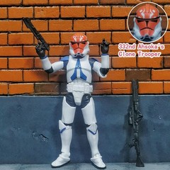 3.75 Inch Clone Trooper 1/18 501st 104th Wolffepack 212th Cody Action