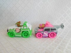Lot of 6 Paw Patrol die cast metal vehicles Please Read