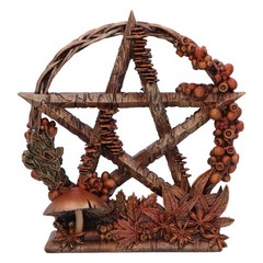 Nemesis Now Season of The Pentagram Figurine, Resin, Gold/Brown (Autumn), 16.5cm