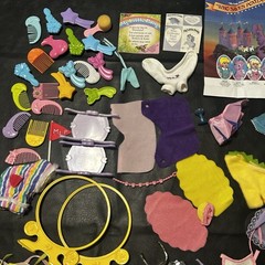 My Little Pony G1 Adults Babies Brush Combs Shoes Accessories Vintage 1980s Lot