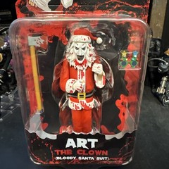 NECA Terrifier Art The Clown Bloody Santa Suit Toony Terrors