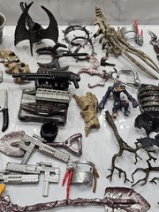 Vintage Toy Figure Lot Weapon Sword Axe Knife Hammer Wings Armor ? McFarlane