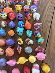 Large Lot Of Squinkies , Shopkins, Puzzle Eraser, Generic Squinkies 170? Pieces