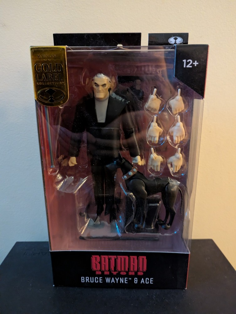 DC Batman Beyond BRUCE WAYNE & ACE 7″ Gold Label McFarlane Toys 2024 Sealed